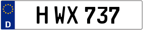 Truck License Plate